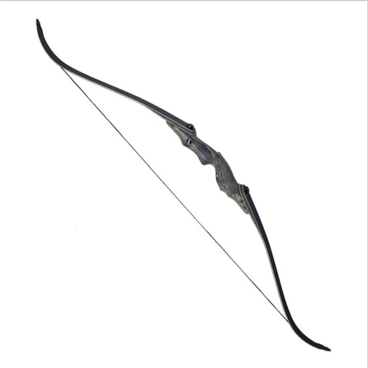 Dark Slate Gray 60" Takedown Recurve Bow – Laminated Riser &amp; Bamboo Limbs SPG