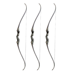 Slate Gray 60" Takedown Recurve Bow – Laminated Riser &amp; Bamboo Limbs SPG