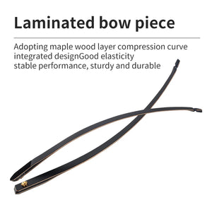 Light Gray SPG 58" Takedown Recurve Bow – Maple &amp; Fiberglass Archery Bow SPG
