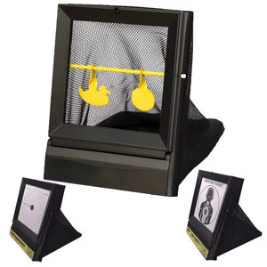 Dark Slate Gray Foldable Shooting Target Paper Stand – Alloy Steel Slingshot Practice Frame INDIAN SLINGSHOT