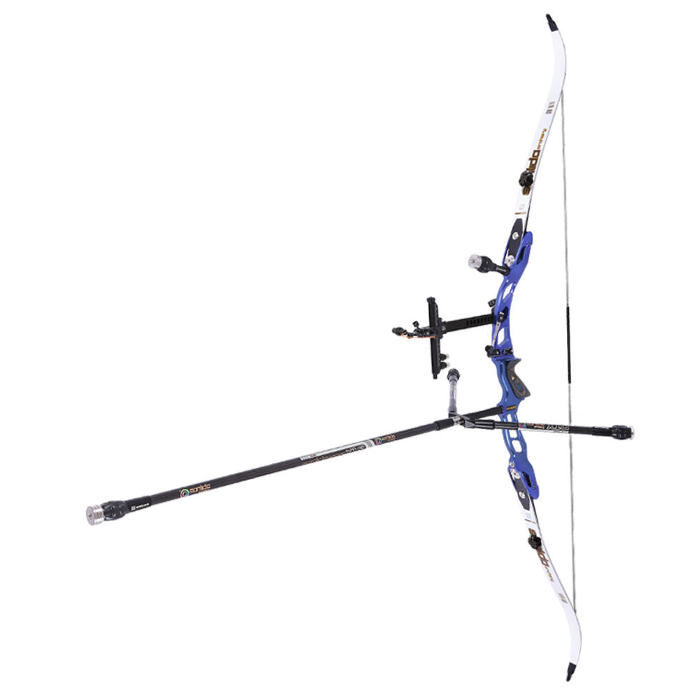 Light Gray Sanlida® Miracle X10 ILF Target Recurve Bow Complete Kit SANLIDA