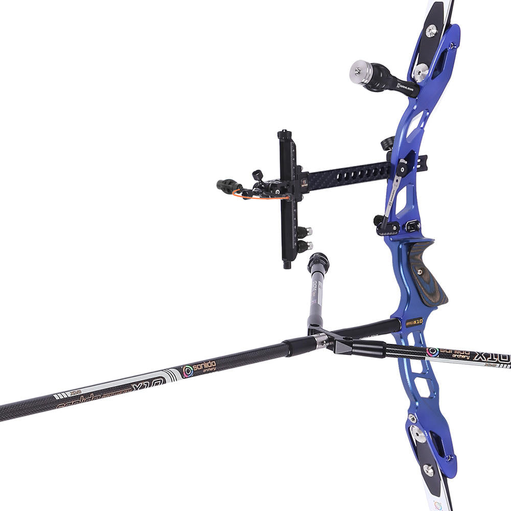 Dark Slate Gray Sanlida® Miracle X10 ILF Target Recurve Bow Complete Kit SANLIDA