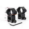 Light Gray Marksman 30mm See-Thru Extra High Telescope Mount MARKSMAN