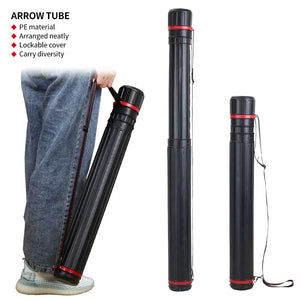 Dark Slate Gray SPG Telescopic Arrow Tube – Adjustable 63–102 cm Archery Case SPG