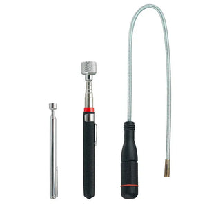 White Smoke Telescopic Magnetic Steel Ball Collector Stainless Steel Extendable Pen MARKSMAN