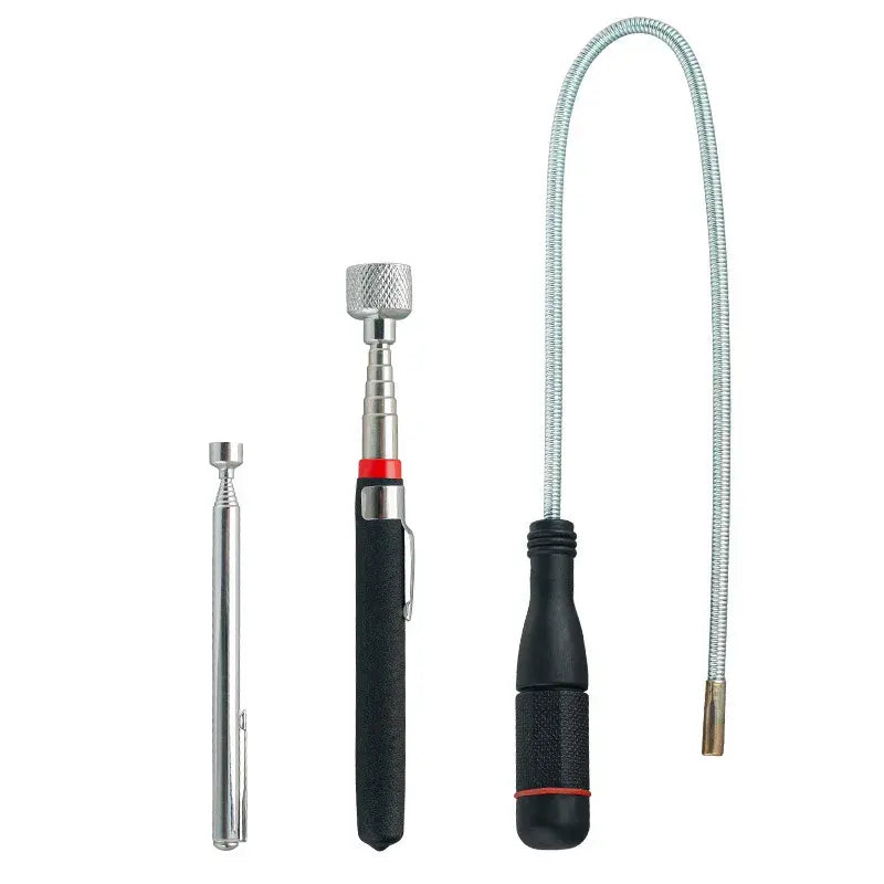 White Smoke Telescopic Magnetic Steel Ball Collector Stainless Steel Extendable Pen MARKSMAN
