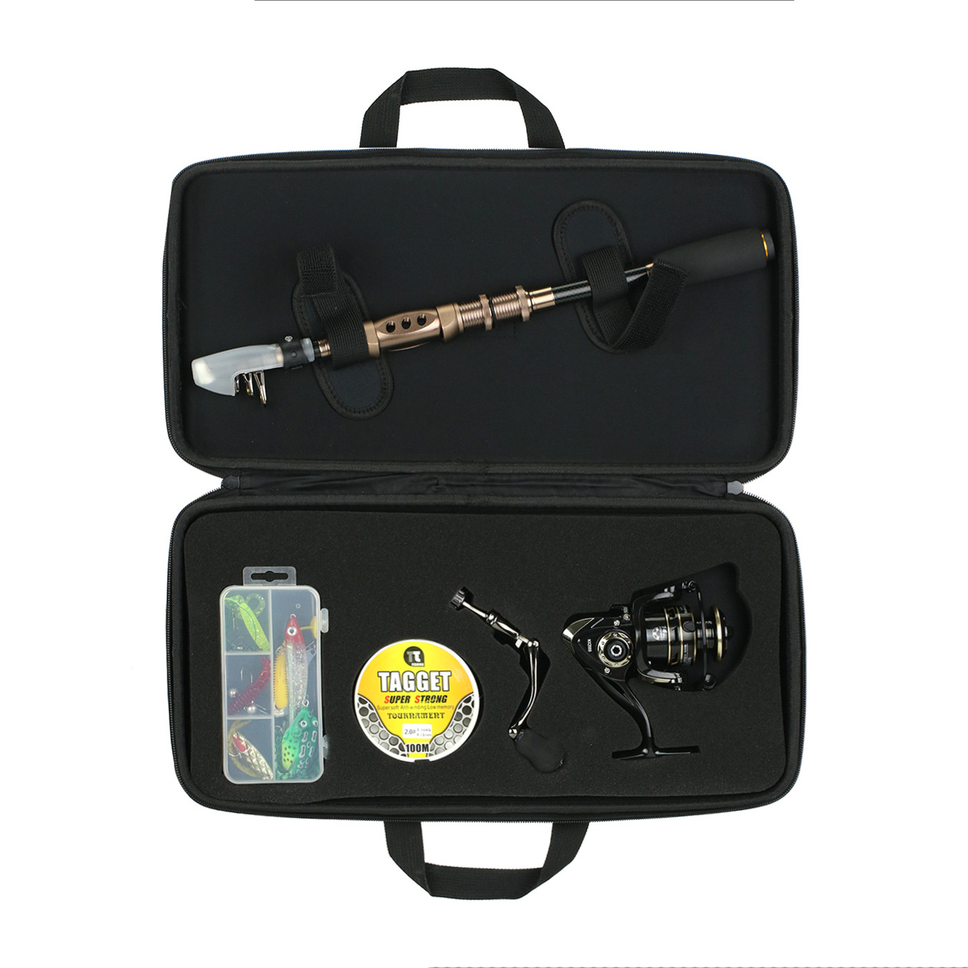 Telescopic Carbon Fishing Rod Outdoor Fishing Gear Sea Fishing Kit