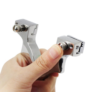Gray ThunderBolt Stainless Steel Slingshot MARKSMAN