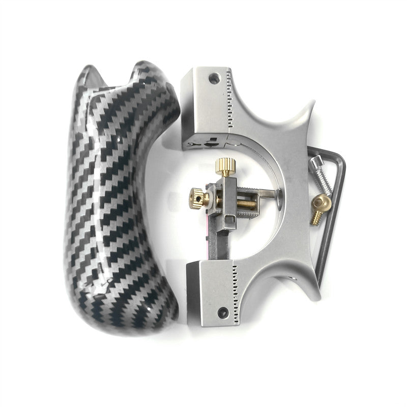 Gray Titanium Black Grey Crisscross Quick Press Slingshot MARKSMAN