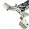 White Smoke Titanium Black Grey Crisscross Quick Press Slingshot MARKSMAN