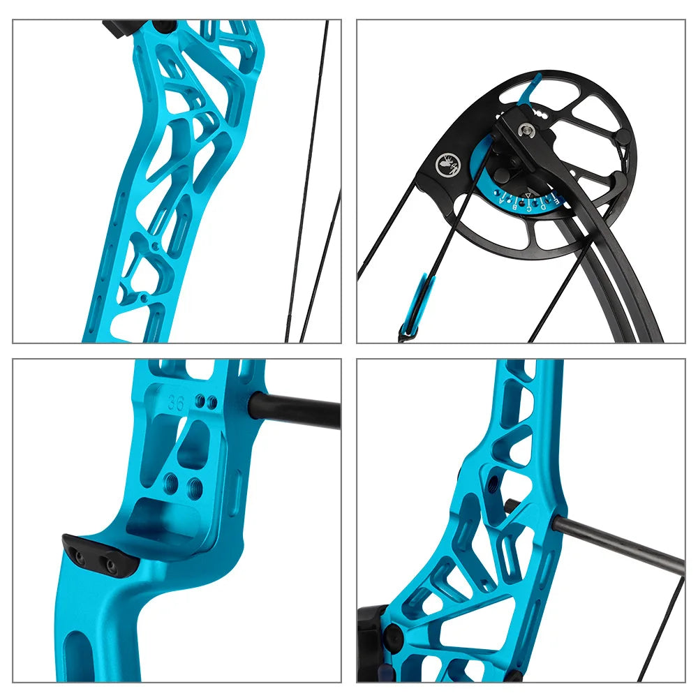 White Smoke Topoint Breth 36 Compound Bow | Archery Equipment Topoint