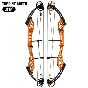 White Smoke Topoint Breth 36 Compound Bow | Archery Equipment Topoint