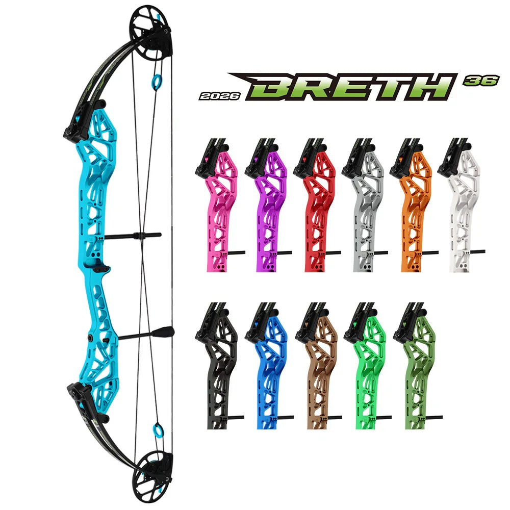 White Smoke Topoint Breth 36 Compound Bow | Archery Equipment Topoint
