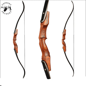 White Smoke Topoint R36 Wooden Recurve Bow Riser – 17 Inch Topoint