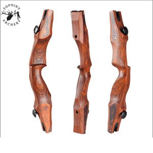 White Smoke Topoint R36 Wooden Recurve Bow Riser – 17 Inch Topoint