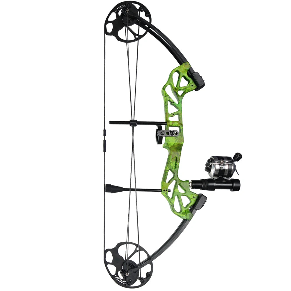 White Smoke Topoint Starting 28 TF1 Compound Bow Combo Kit Topoint