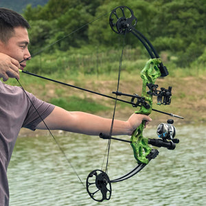 Dark Slate Gray Topoint Starting 28 TF1 Compound Bow Combo Kit Topoint