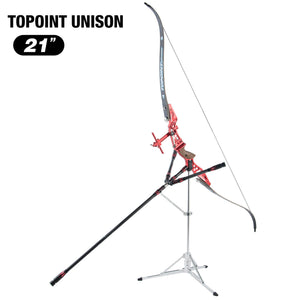 White Smoke Topoint Unison 21-Inch CNC Aluminum Recurve Bow Riser – ILF Compatible Topoint