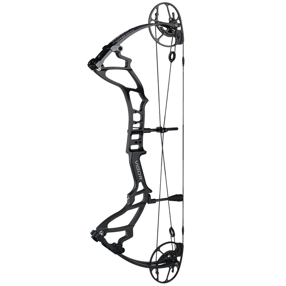 White Smoke Topoint Vigor Compound Bow | Adjustable CNC Aluminum Bow Topoint