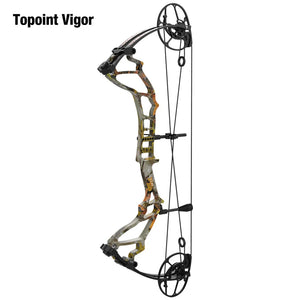 White Smoke Topoint Vigor Compound Bow | Adjustable CNC Aluminum Bow Topoint