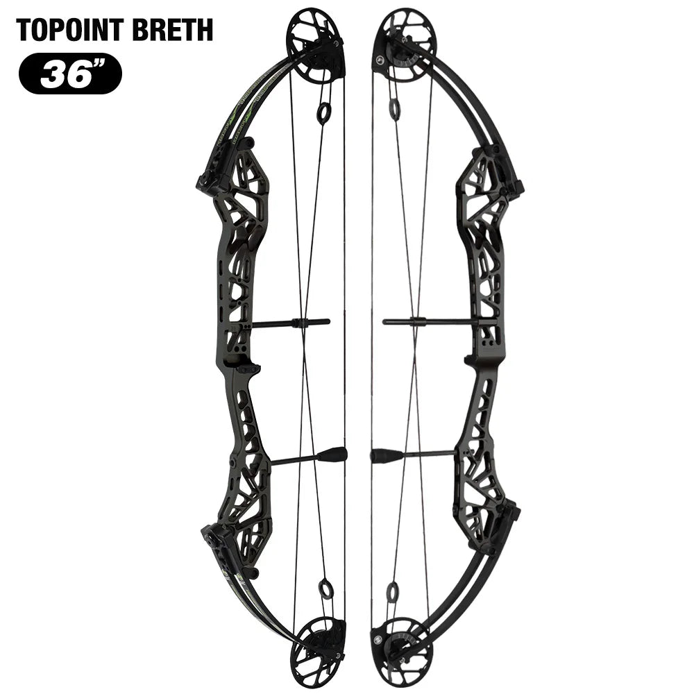 White Smoke Topoint Breth 36 Compound Bow | Archery Equipment Topoint