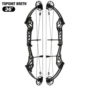 White Smoke Topoint Breth 36 Compound Bow | Archery Equipment Topoint