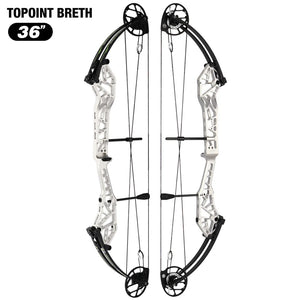 White Smoke Topoint Breth 36 Compound Bow | Archery Equipment Topoint