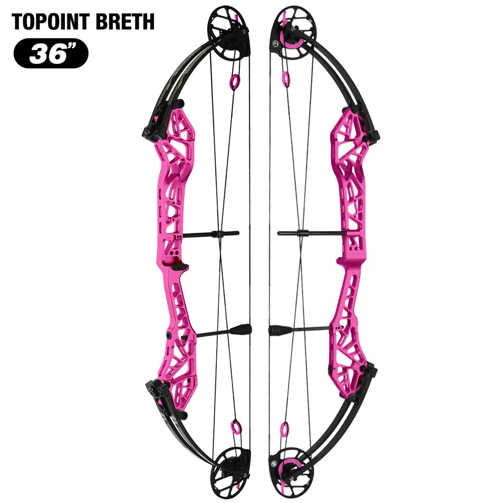 White Smoke Topoint Breth 36 Compound Bow | Archery Equipment Topoint