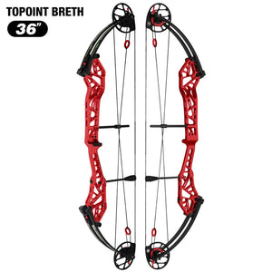 White Smoke Topoint Breth 36 Compound Bow | Archery Equipment Topoint