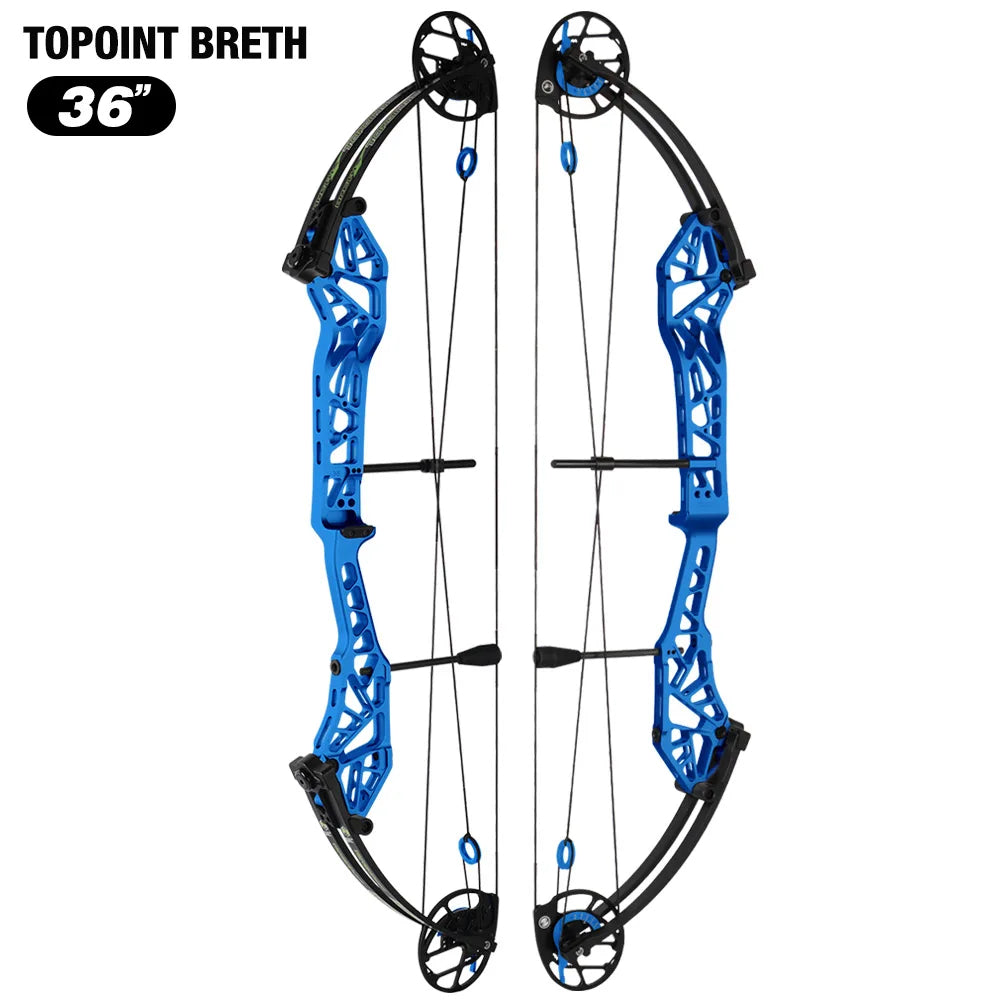 White Smoke Topoint Breth 36 Compound Bow | Archery Equipment Topoint