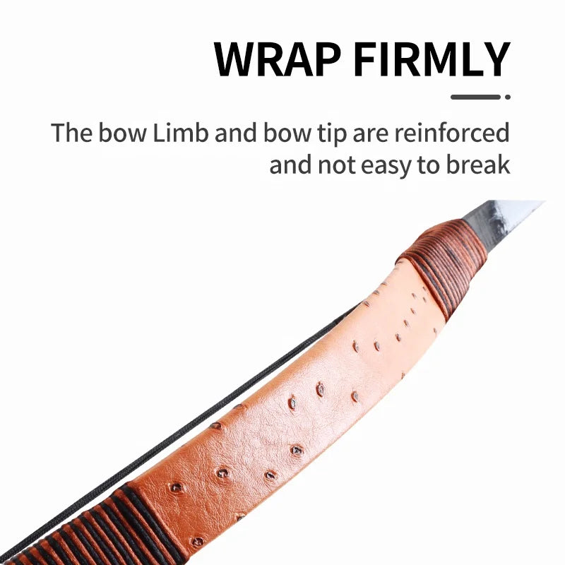 Dark Slate Gray SPG Traditional Bow – Handmade Recurve Bow with Epoxy Resin &amp; Sophora Wood, 10/12/18 lbs | Red &amp; Brown SPG