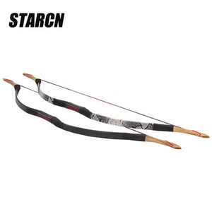 Light Gray SPG Traditional Recurve Bow – Epoxy Resin Longbow for Archery Practice SPG