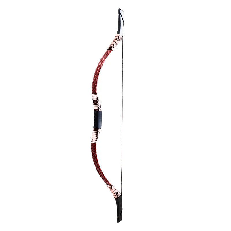 Black SPG Traditional Bow – Handmade Recurve Bow with Epoxy Resin &amp; Sophora Wood, 10/12/18 lbs | Red &amp; Brown SPG