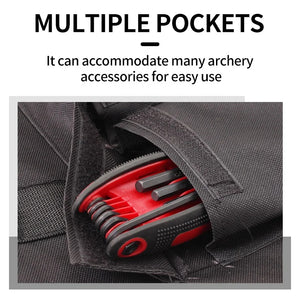 Dark Slate Gray SPG Triangle Compound Bow Bag – Heavy-Duty Canvas Case SPG