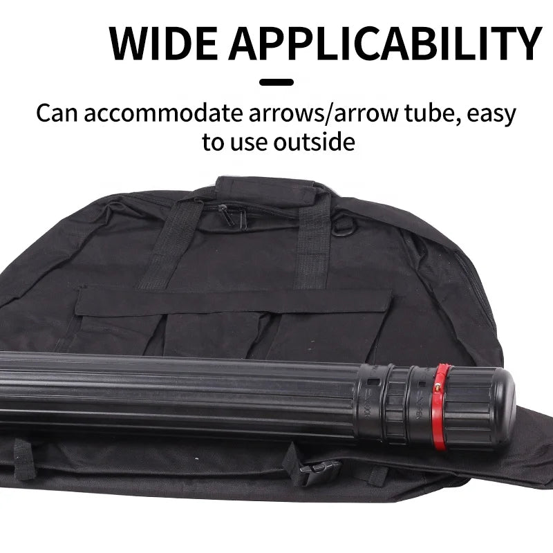 Dark Slate Gray SPG Triangle Compound Bow Bag – Heavy-Duty Canvas Case SPG