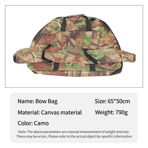 Antique White SPG Triangle Compound Bow Bag – Heavy-Duty Canvas Case SPG