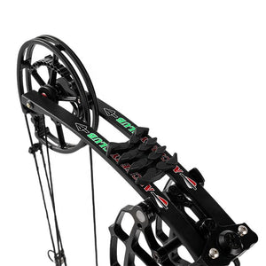 Black 30-78LBS Adjustable Archery Steel Ball Compound Bow and Arrow Set For Adults Outdoor Sport Shooting MARKSMAN