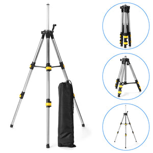 Antique White 1.2M Three Height  Adjustable Lightweight Stainless Steel Tripod For Laser Level and Camera INDIAN SLINGSHOT
