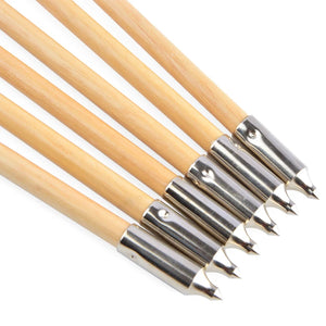 White Smoke 8.5mm Wooden Archery Arrow with Turkey Feather Fletching | 32" Indonesian Cypress Shaft for Recurve & Compound Bow INDIAN SLINGSHOT