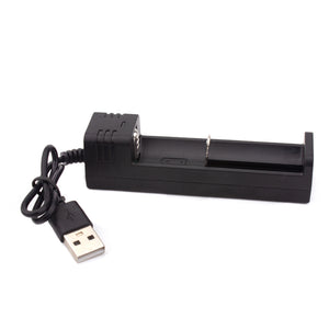 White Smoke USB Charger for 14250 Battery – Charging Accessory for Green Laser Module INDIAN SLINGSHOT