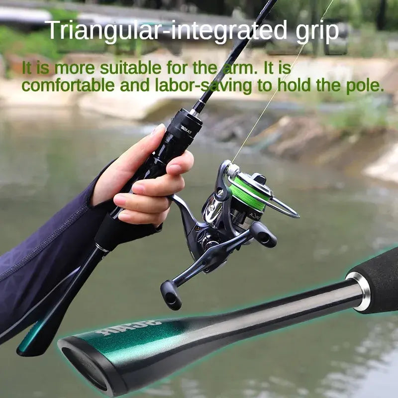 Dim Gray Ultra Light Carbon Fiber Lure Fishing Rod MARKSMAN