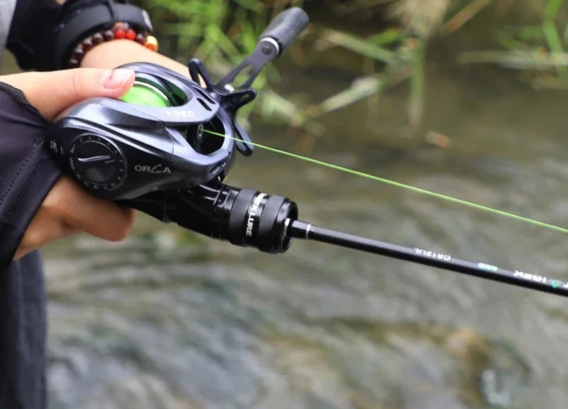 Light Slate Gray Ultra Light Carbon Fiber Lure Fishing Rod MARKSMAN
