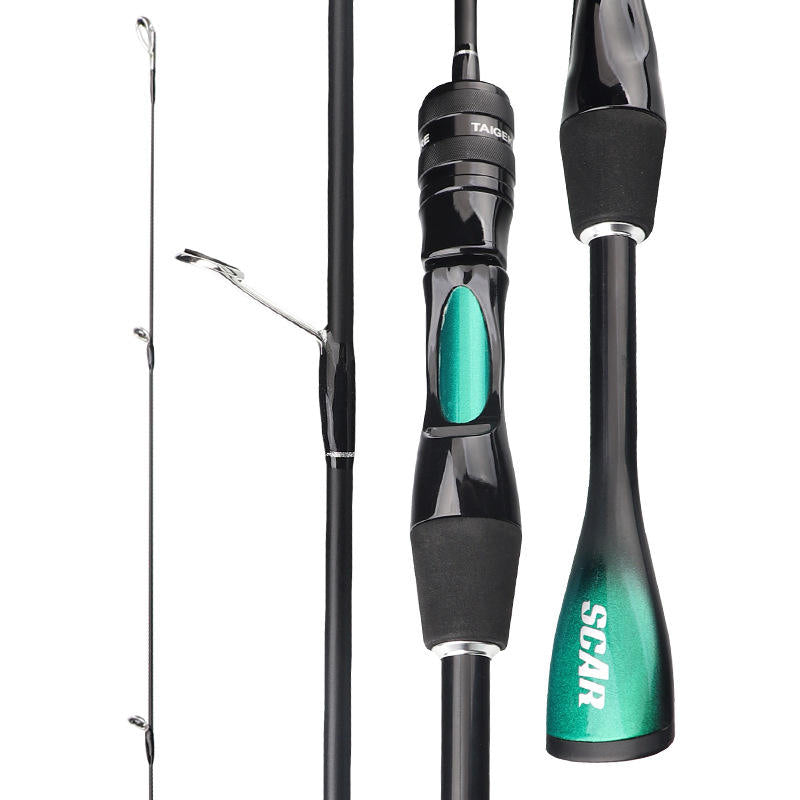 White Smoke Ultra Light Carbon Fiber Lure Fishing Rod MARKSMAN