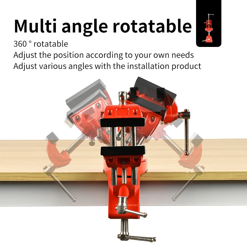 Gray SPG Universal Bow Vise – Heavy-Duty Adjustable 360° Archery Tuning Tool SPG