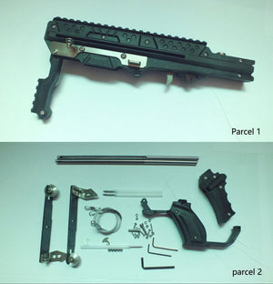 Powder Blue Portable Multifunctional V39 Mini Crossbow Shooting Toy Play With 6MM Ball And Mini Arrows MARKSMAN