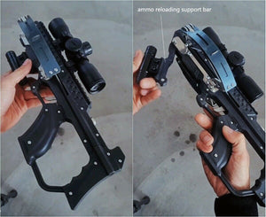 Light Slate Gray Portable Multifunctional V39 Mini Crossbow Shooting Toy Play With 6MM Ball And Mini Arrows MARKSMAN
