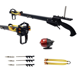 White Smoke VELTRON Long Rod Outdoor Fishing Set with Reel & Accessories INDIAN SLINGSHOT