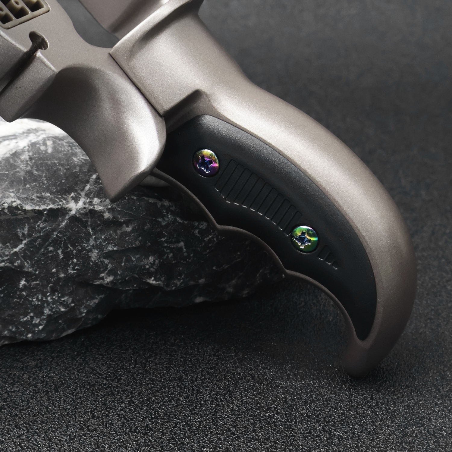 Dark Slate Gray VULCRON PRO Aluminum Alloy Multi-Function Slingshot with Premium Bow Head Design MARKSMAN