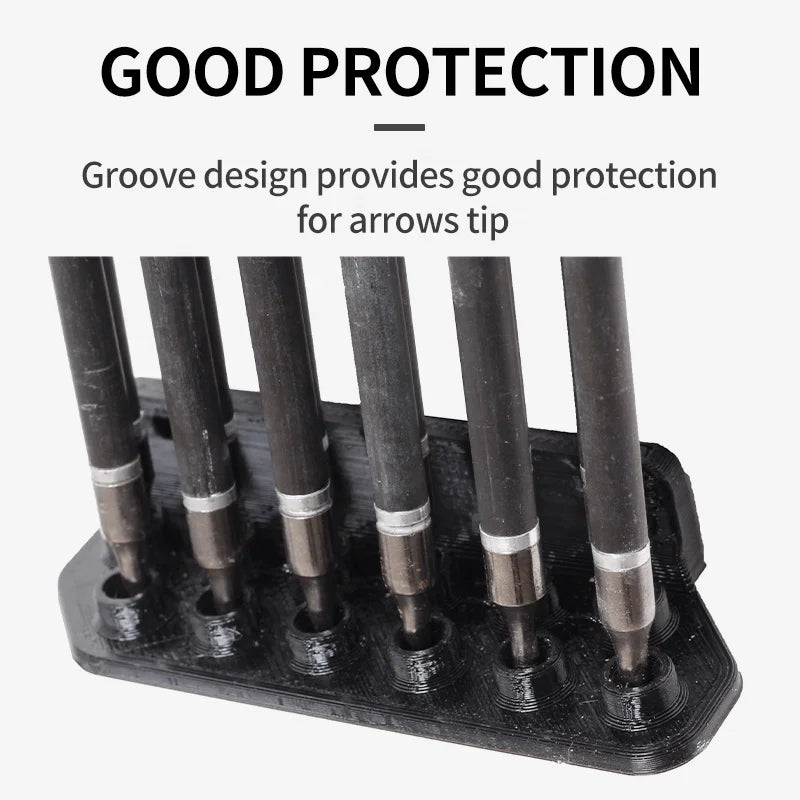 White Smoke SPG Wall-Mounted Arrow Stand – Indoor 12-Arrow Storage Rack SPG