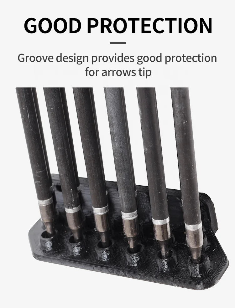 White Smoke SPG Wall-Mounted Arrow Stand – Indoor 12-Arrow Storage Rack SPG